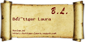 Böttger Laura névjegykártya